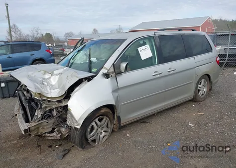 2005 Honda Odyssey Ex z USA, uszkodzony, nr VIN 5FNRL38495B034227